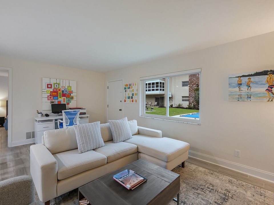 Comfortable seating area with designer furnishings.