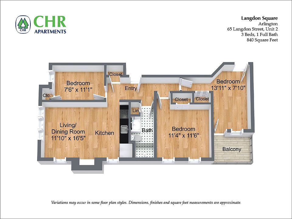 Langdon Square - 3 Bedroom Apartment