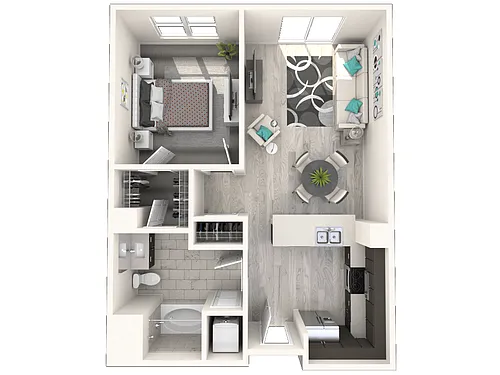 Floor plan Burbank (West)
