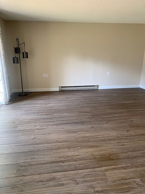 Vinyl plank flooring throughout