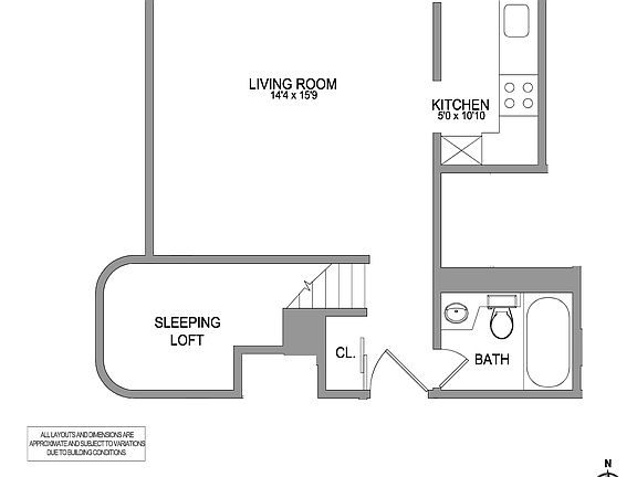 2nd image of 160 Front St APT 6B