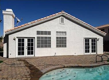 New brick pavers patio