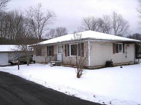 Streetside view of the house