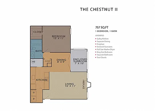 Floor plan The Chestnut II