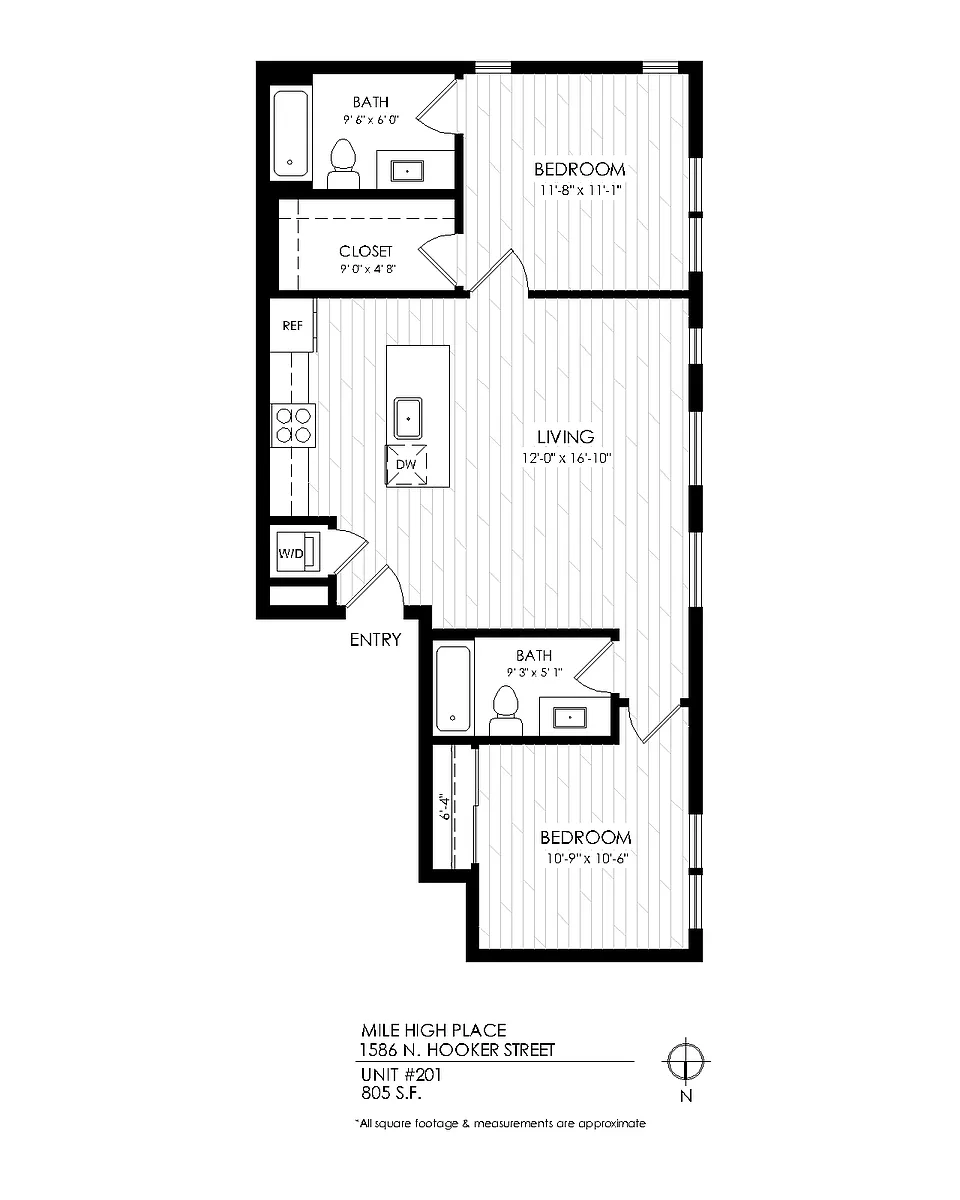 Floor plan 2 Bedroom