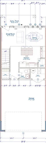 Floor plan 3 Bedroom- Middle