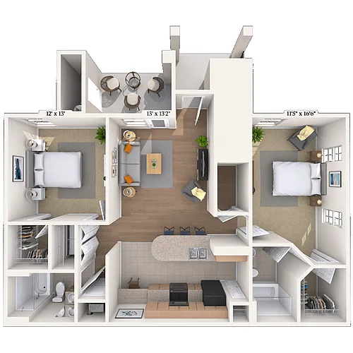 Floor plan B3