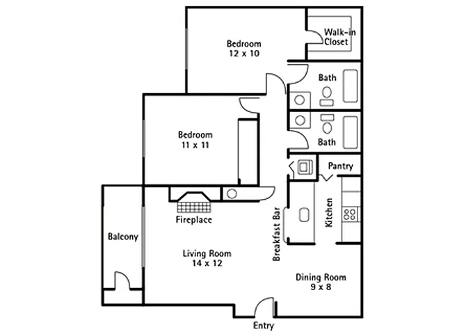 Floor plan Norfolk