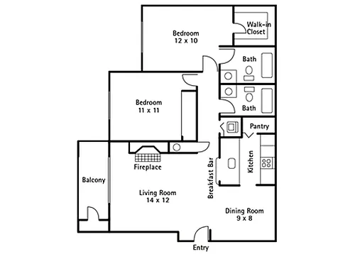 Floor plan Norfolk