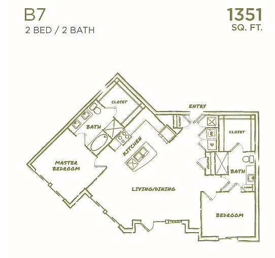 Floor plan B7