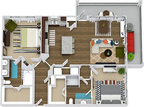 Floor plan The Hyde