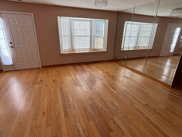 Bay window seat, Front Door, Dining Room