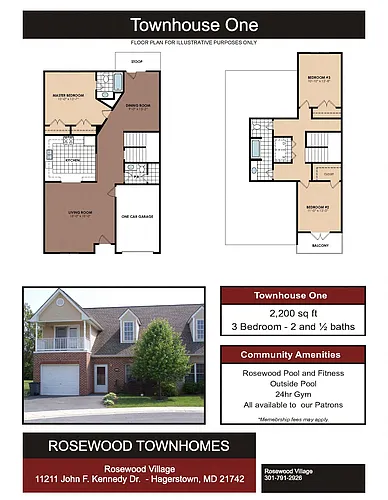 Floor plan Townhome 1