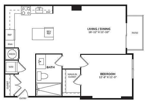 Floor plan A13