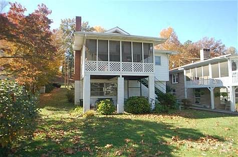 Great sun porch with patio underneath!