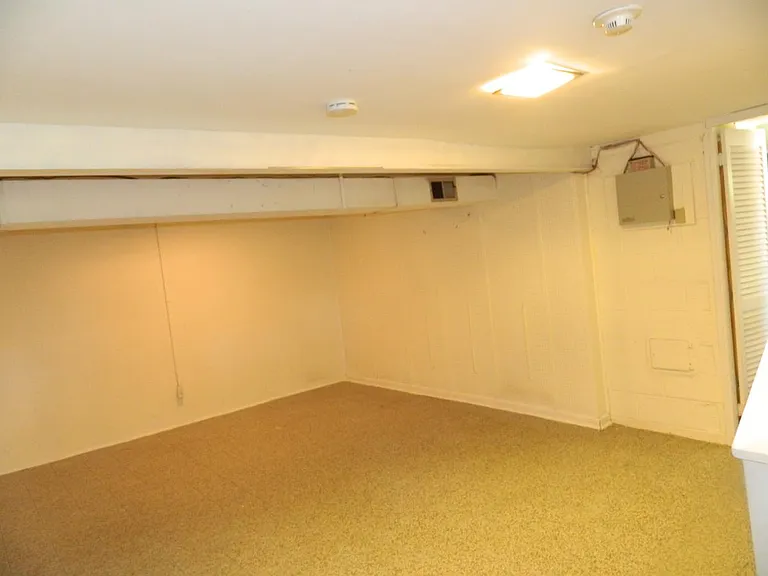 unfinished walk out basement