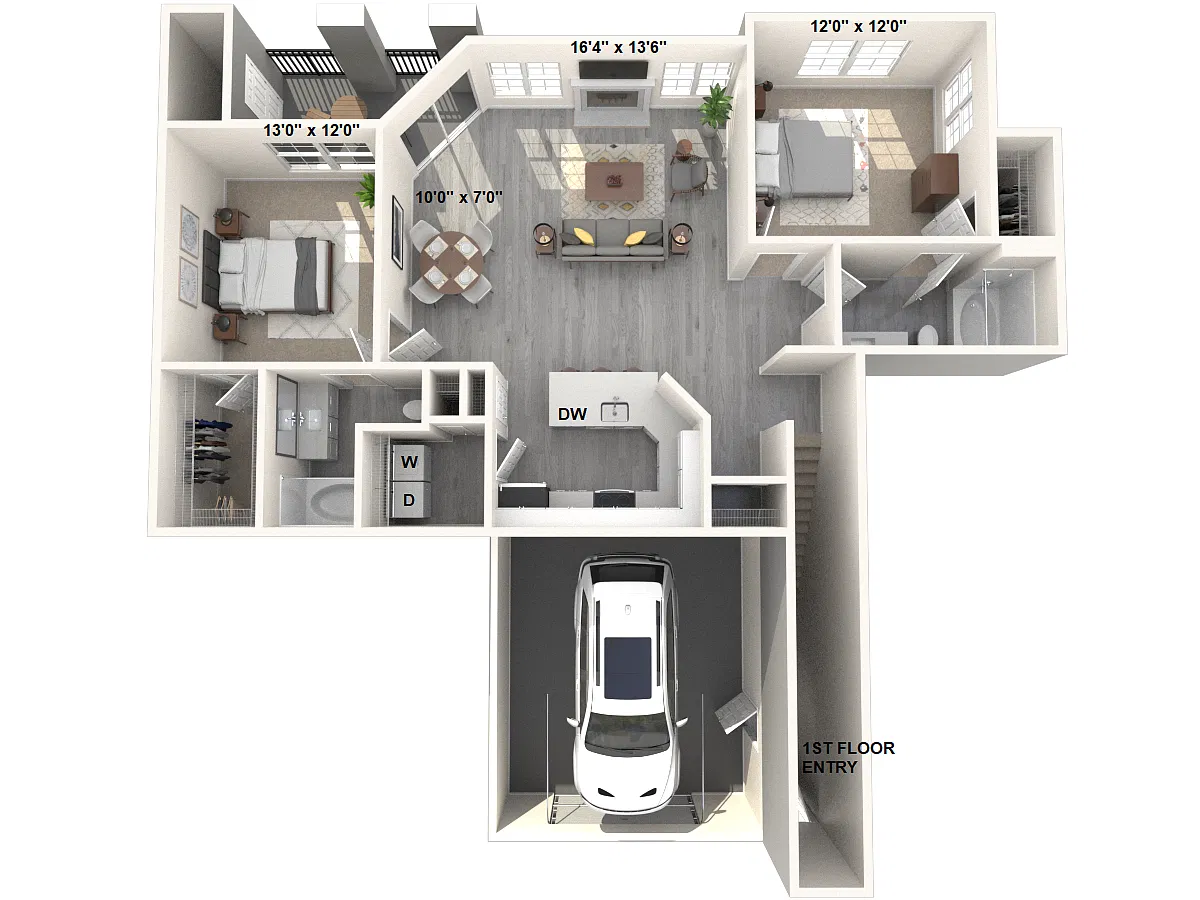 Floor plan B2-White