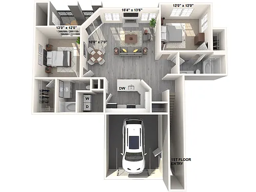 Floor plan B2-White
