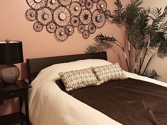 Bedroom With 2 Windows & A/C