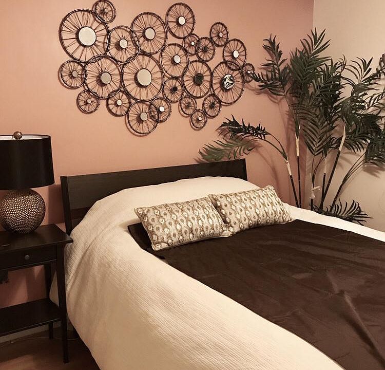 Bedroom With 2 Windows & A/C