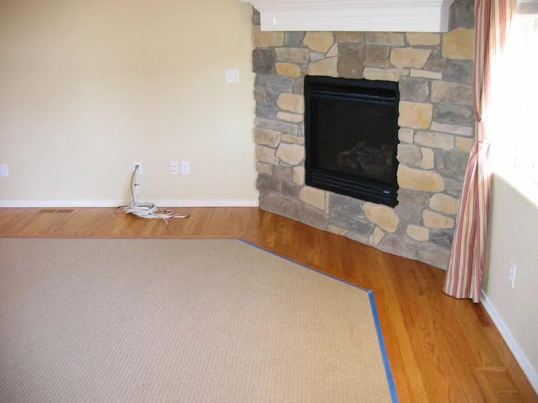 Fireplace in living room