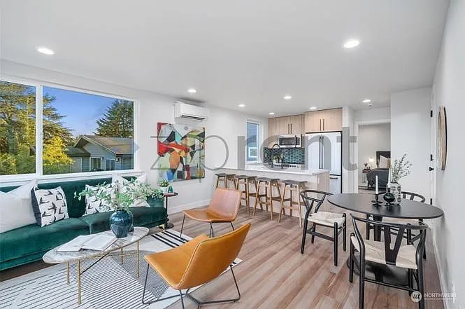 Living room and Kitchen