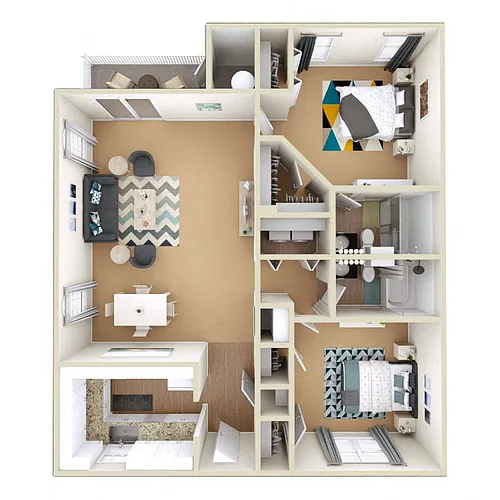 Floor plan Villa