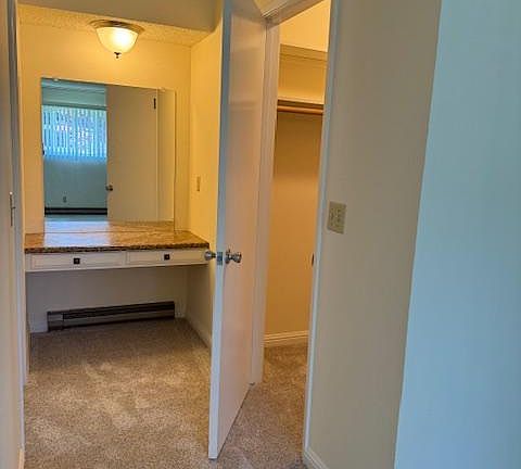 Master vanity or work station and large walk-in closet