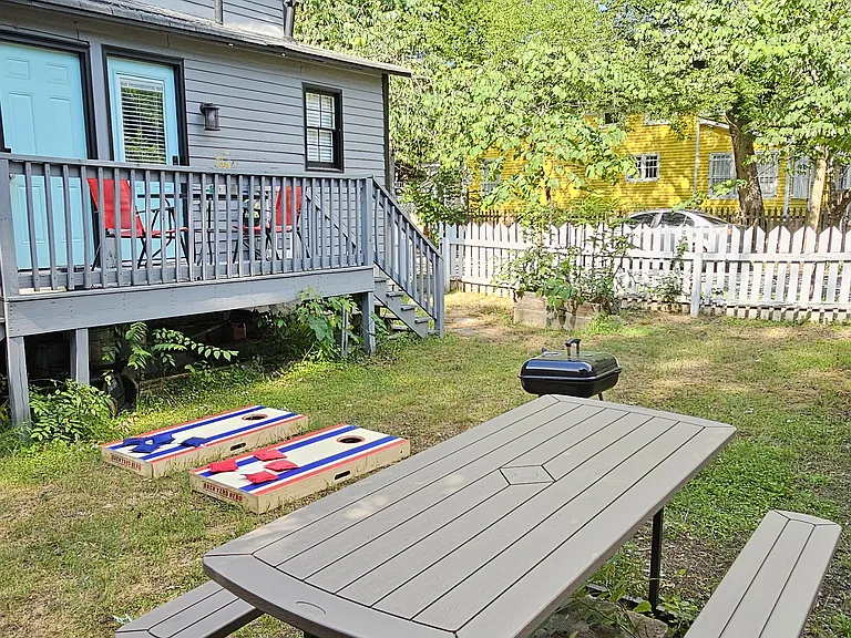 Large backyard with back patio!