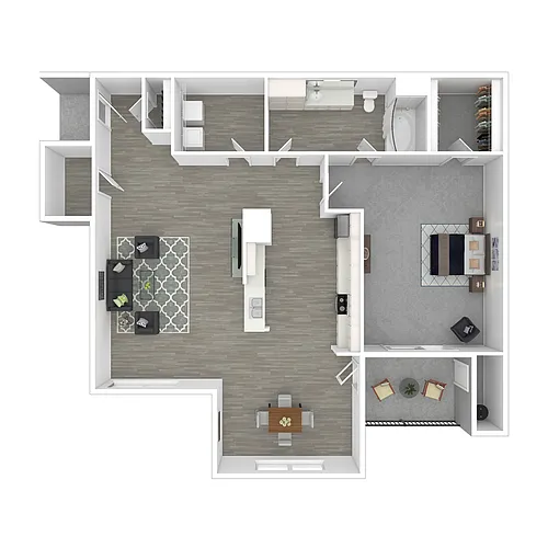 Floor plan 1X1