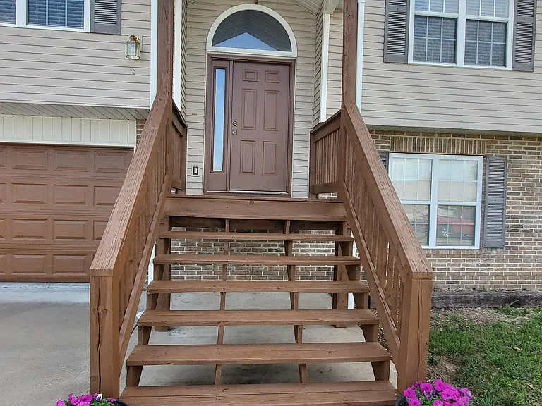 Newly Painted Front Entrance