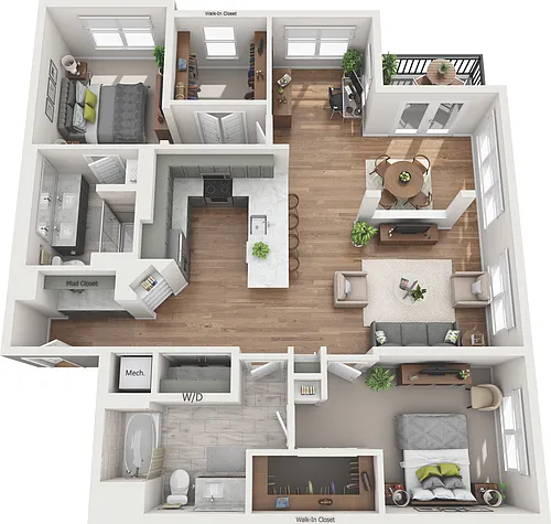 Floor plan B3