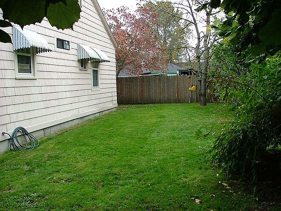 spacious back yard