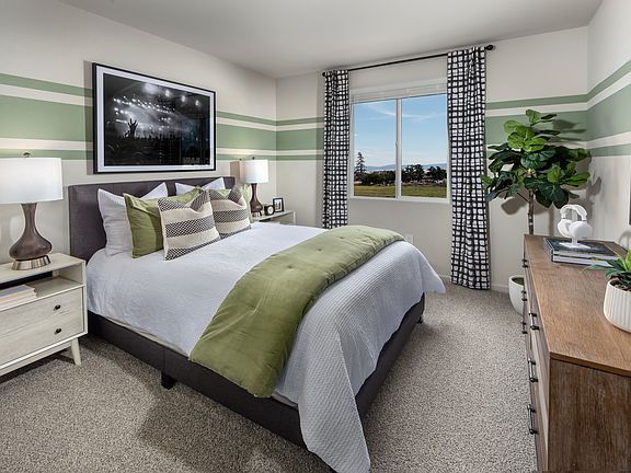 Residence 3 floorplan modeled at a nearby Meritage community.