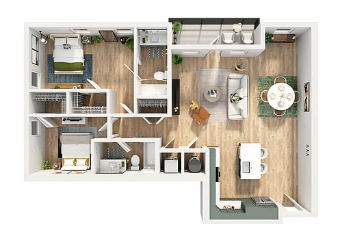 Floor plan B3