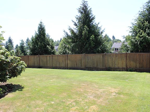 Large fully fenced backyard