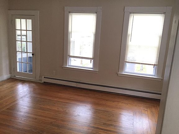 Enclosed porch off living room