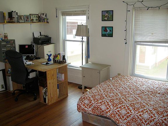 front room as office and guest room