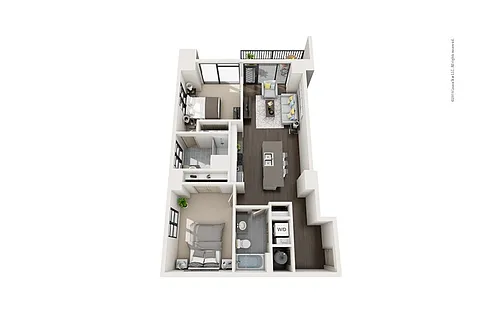 Floor plan Highrise B5
