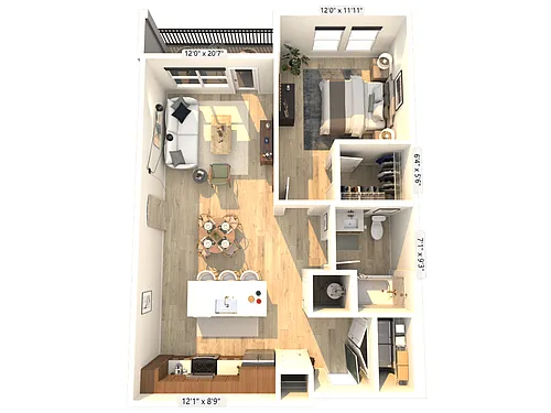 Floor plan A1-1A