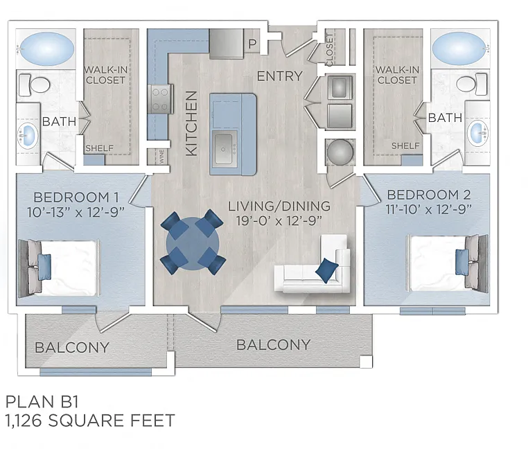 Floor plan B1