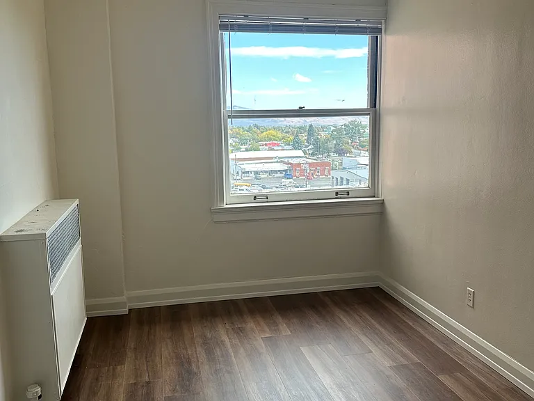 New flooring throughout the entire apartment.