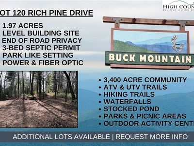 Lot 120 Rich Pine Drive, Purlear, NC, 28665