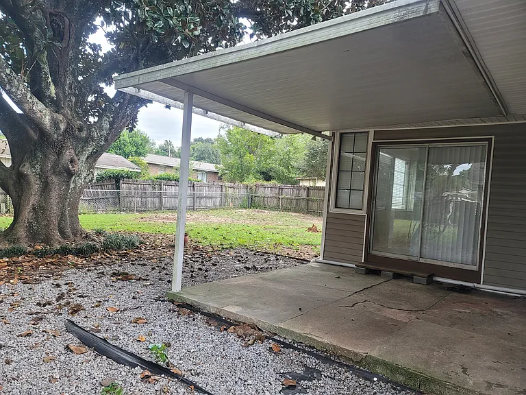 Back covered Porch