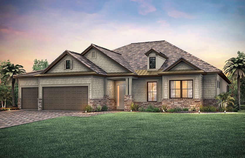 Exterior LC3A with stone detail