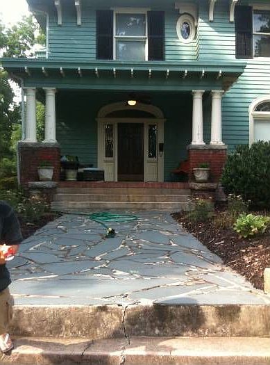 Front view of the home