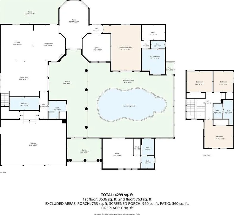 5 bed, 4.0 bath, 3769 sqft, $7,995 — Photo 4