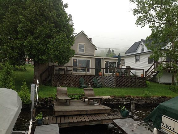 Water side of cottage