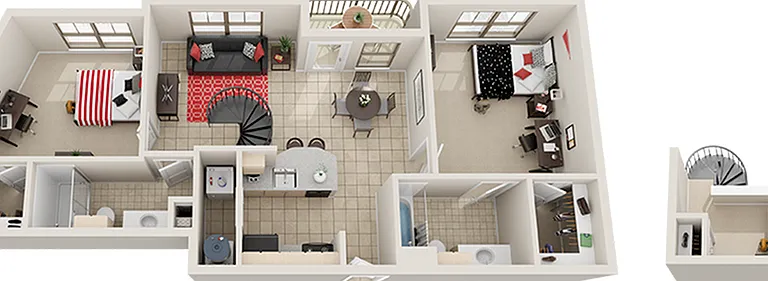 B12-LOFT- Villas on Guadalupe Austin Texas VOG