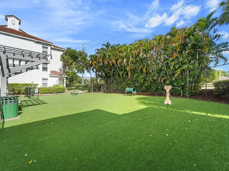 We are a pet-friendly community with a leash-free dog park and fun agility course